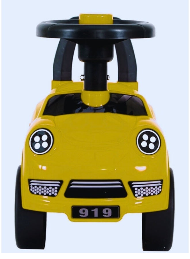 DAT Baby Ride-On Push Car for Toddlers with Safety Backrest, Horn Steering Wheel & Anti-Skid Tyres – 50×21.5×32cm - Image 4